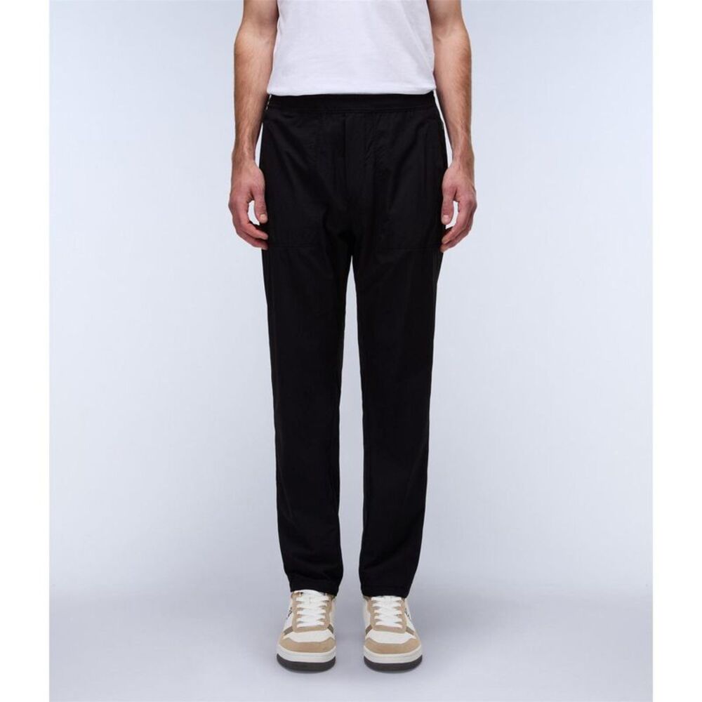 Napapijri Mens Logo Tapered Pants / Black Beauty